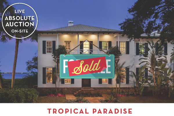 luxury real estate auctions on tropical trail space coast