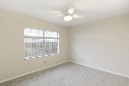 After - Notice how the beige wall color looks different in Bedroom 4.