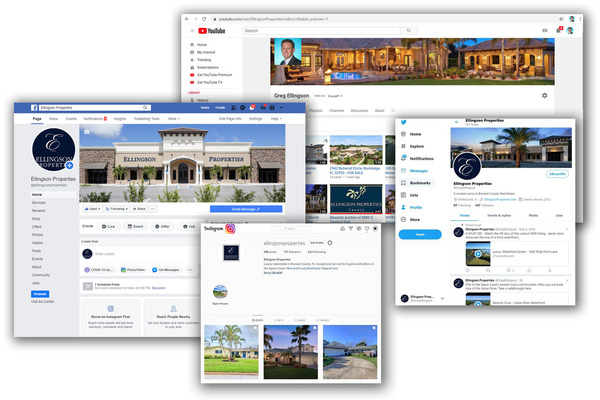 Ellingson Properties Facebook, Twitter & Instagram accounts