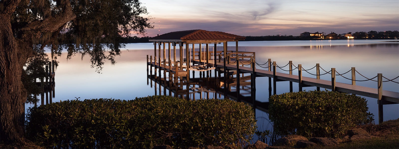 Waterfront deck
